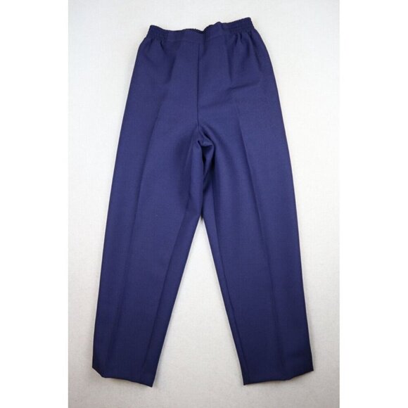 VINTAGE WOMEN'S BLUE POLYESTER PANT SUIT - SIZE PS - Picture 12 of 16